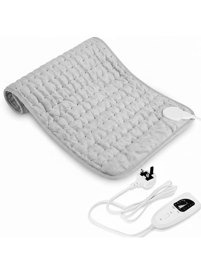 وسادة تدفئة كهربائية للظهر والرقبة والكتف مع 6 خيارات حرارة و4 إعدادات، إيقاف تلقائي، حجم 12×24 إنش - Image 1